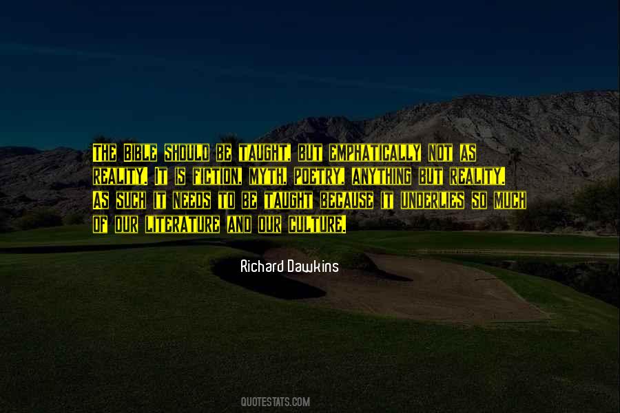 Bible As Literature Quotes #645350