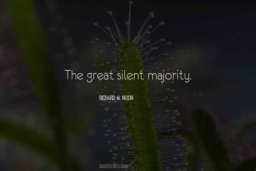 Quotes About Silent Majority #993843