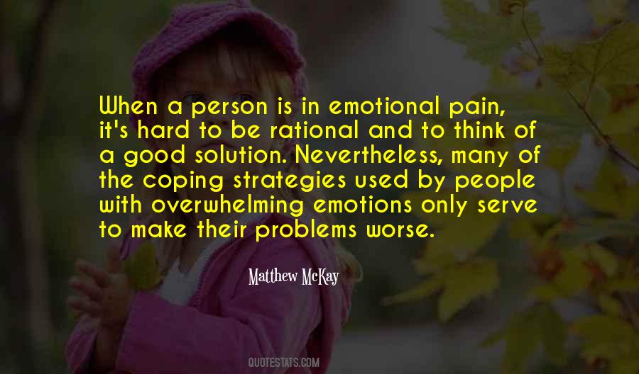 Quotes About Coping Strategies #1073299