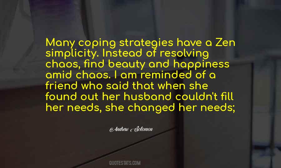 Quotes About Coping Strategies #1670733