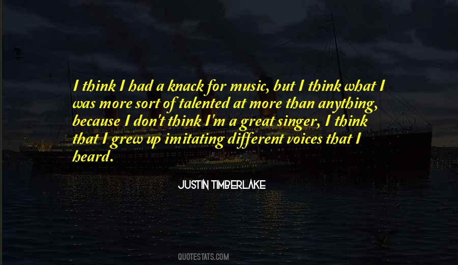 Great Singer Quotes #110098