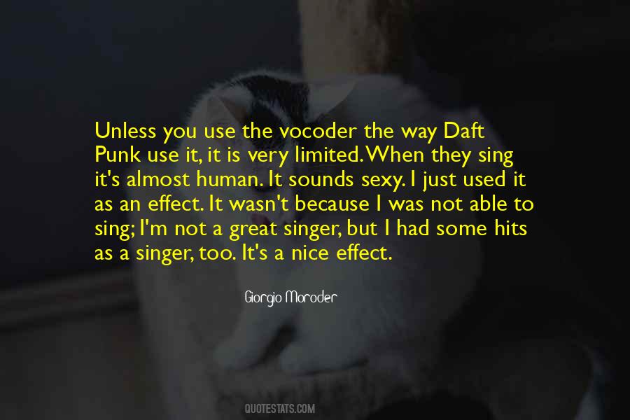 Great Singer Quotes #1349338