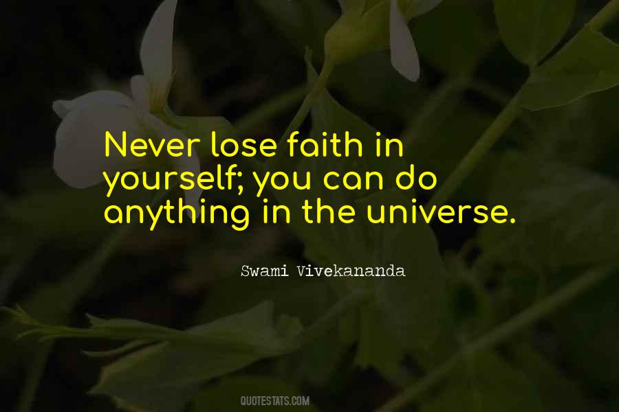 Never Lose Faith Quotes #126564