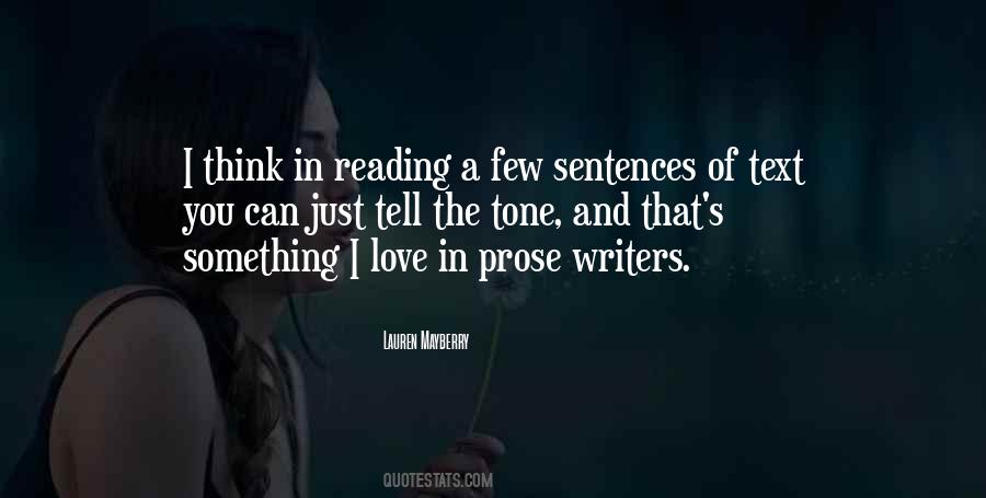 Quotes About Prose #1239627