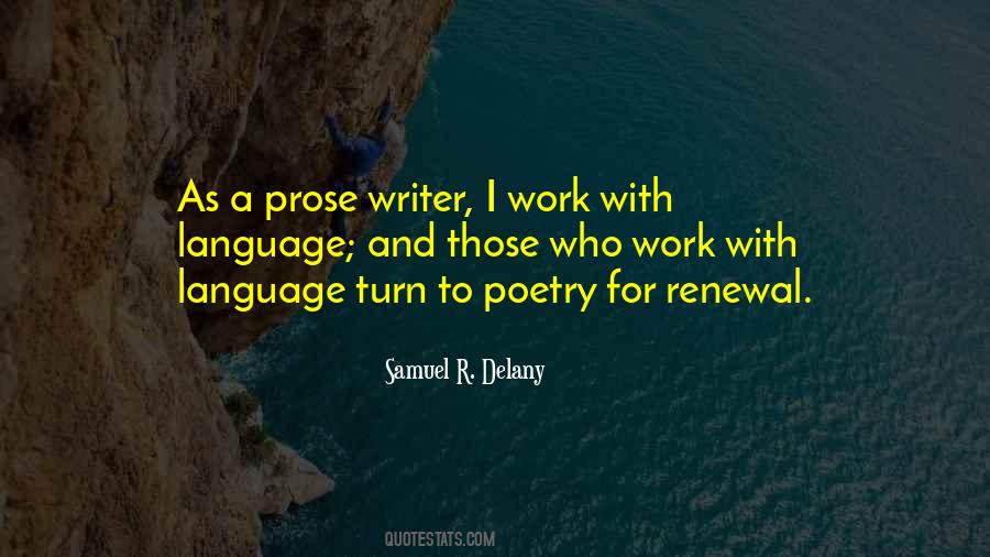 Quotes About Prose #1297960