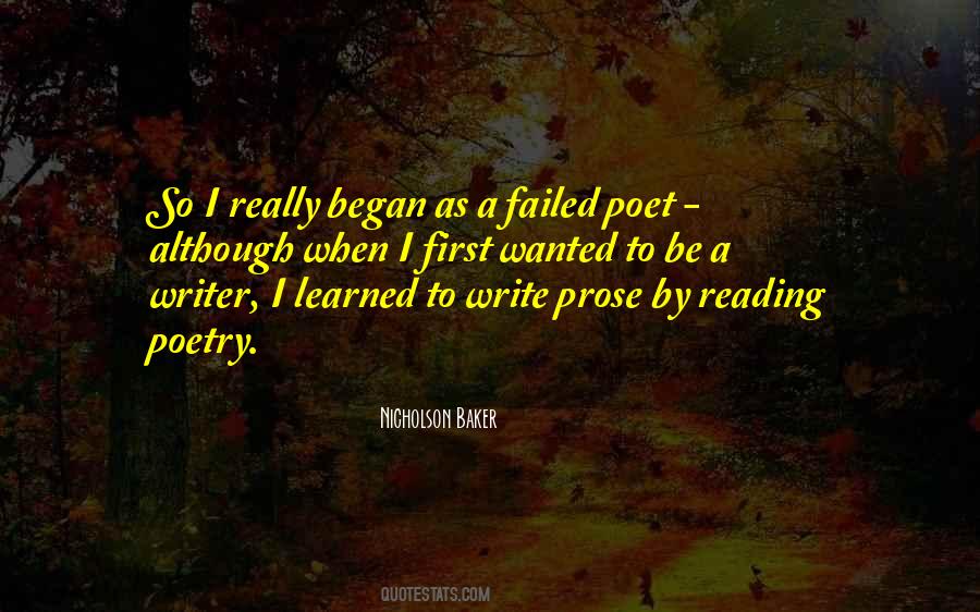 Quotes About Prose #1398852