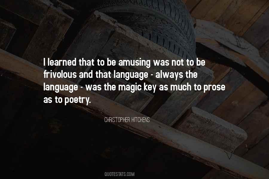 Quotes About Prose #1433297