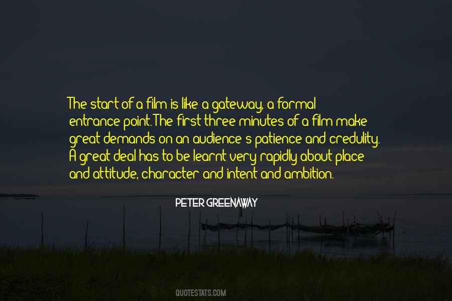 Quotes About Entrance #1073946