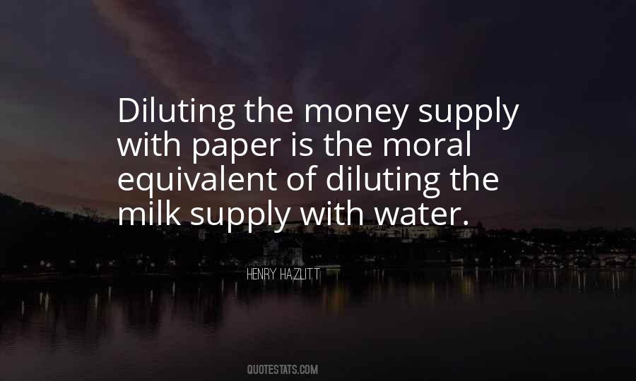 Quotes About Water Supply #1359040