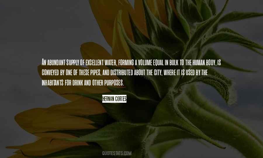 Quotes About Water Supply #1441220