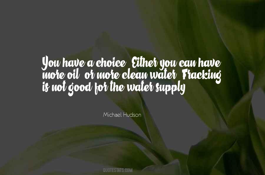 Quotes About Water Supply #1563168