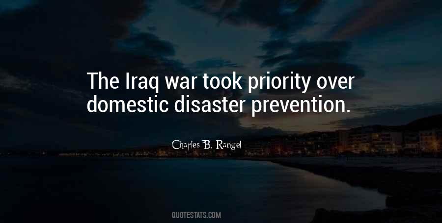 Quotes About Disaster Prevention #1429415