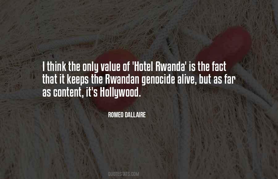 Quotes About Rwandan Genocide #1442334