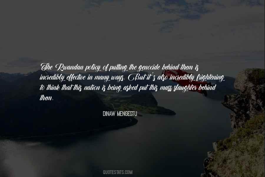 Quotes About Rwandan Genocide #53454