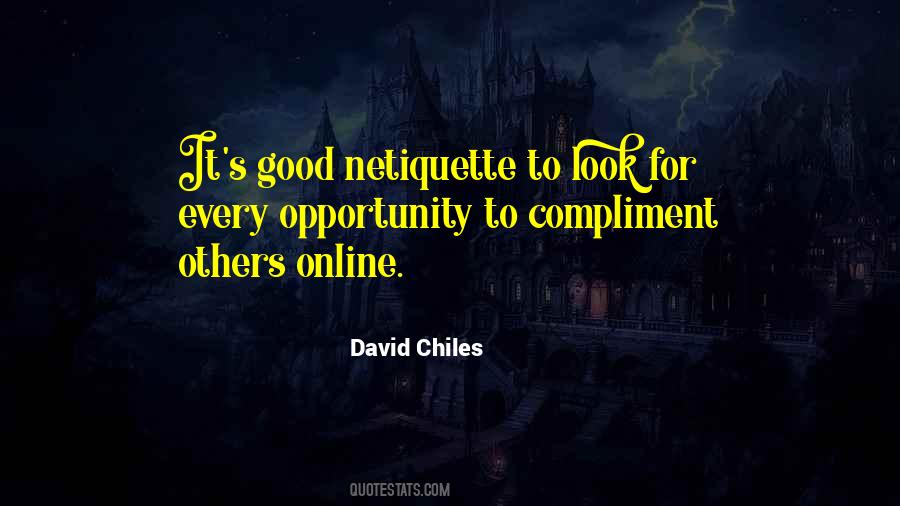 Rules Of Netiquette Quotes #1613875