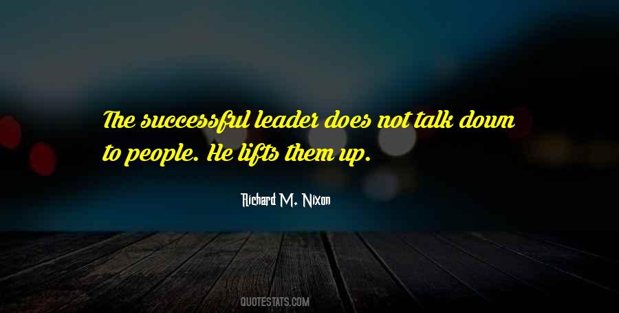 Successful Leader Quotes #1611007