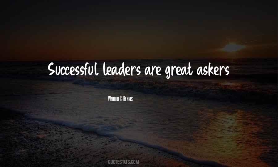 Successful Leader Quotes #291090