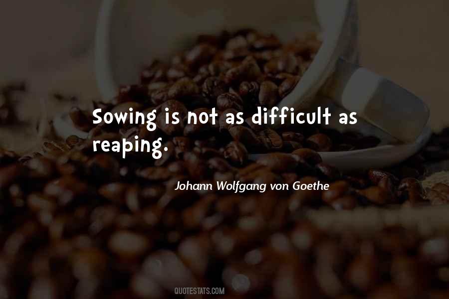 Quotes About Sowing #56439