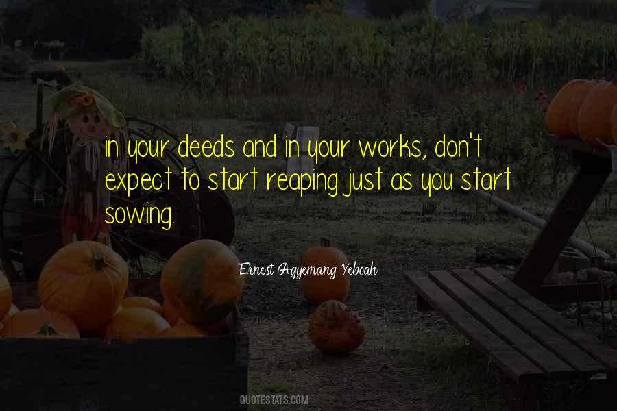 Quotes About Sowing #5996