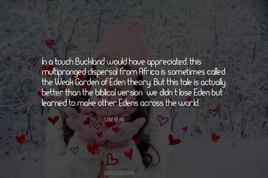 Quotes About Eden #123576