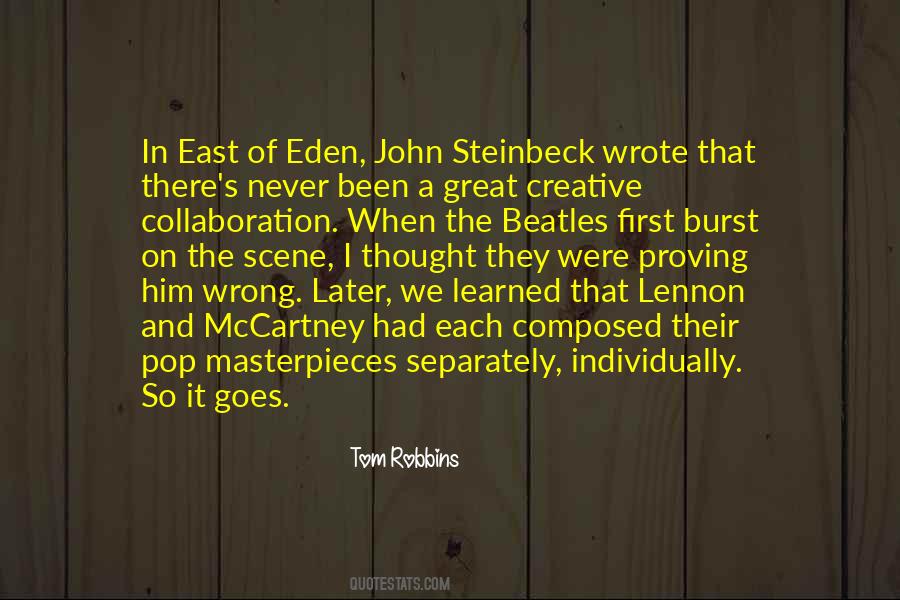 Quotes About Eden #1263247