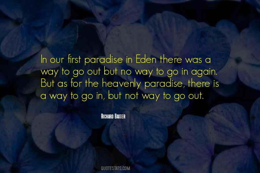 Quotes About Eden #904301