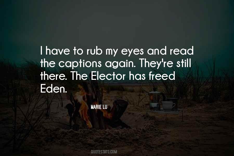 Quotes About Eden #918618