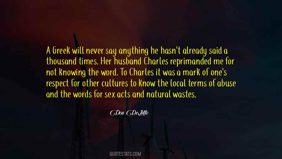 One Respect Quotes #117261
