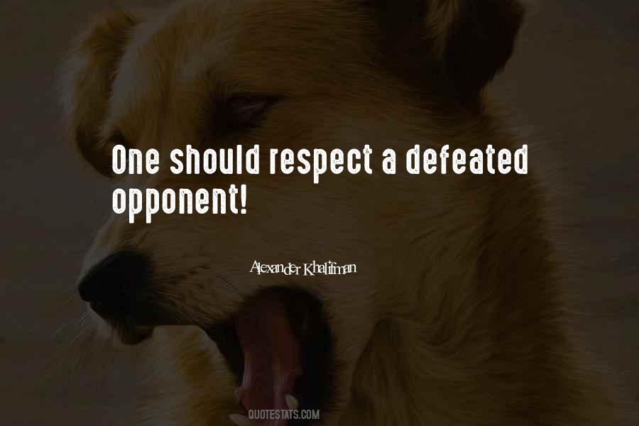 One Respect Quotes #149348
