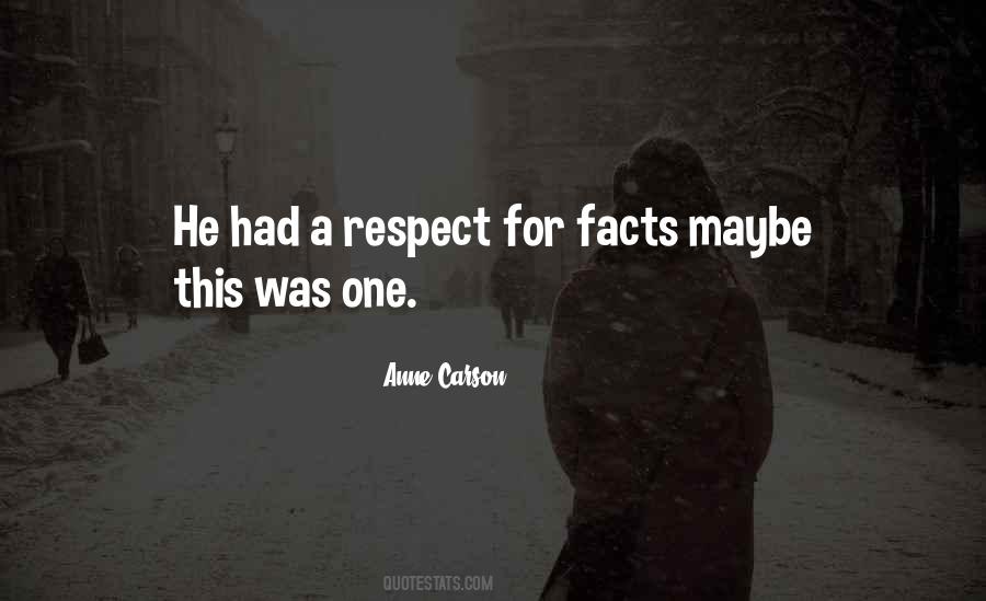 One Respect Quotes #177924