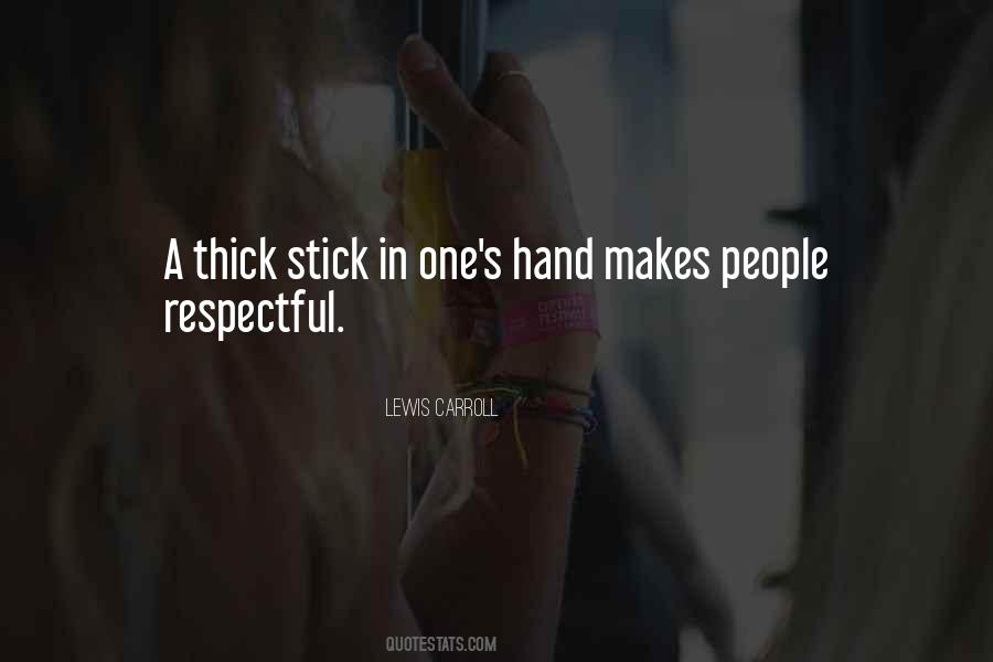 One Respect Quotes #83124