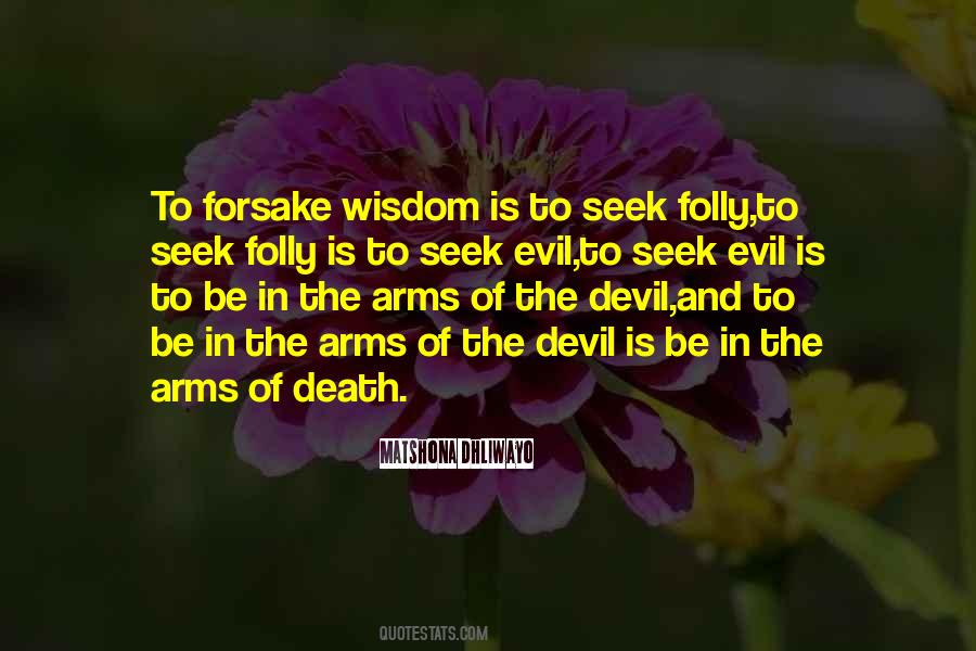 Quotes About Evil And The Devil #41151
