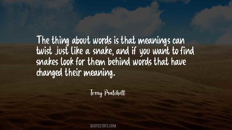 Quotes About Words And Their Meanings #1677757