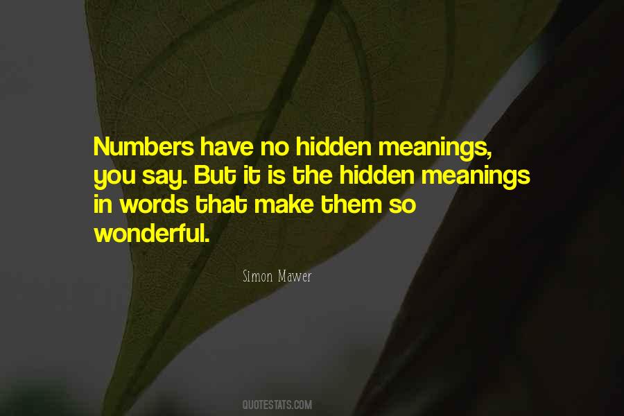 Quotes About Words And Their Meanings #565016