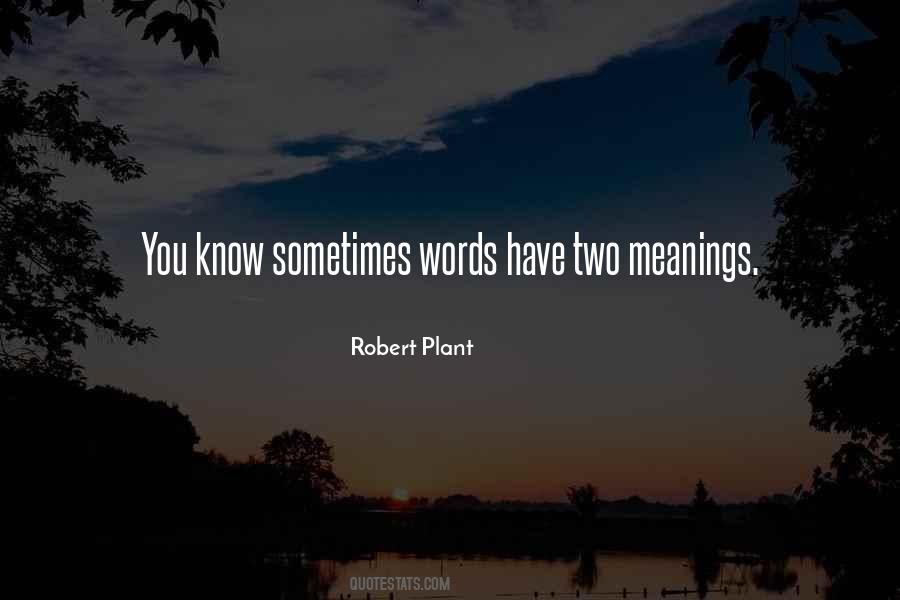 Quotes About Words And Their Meanings #572799