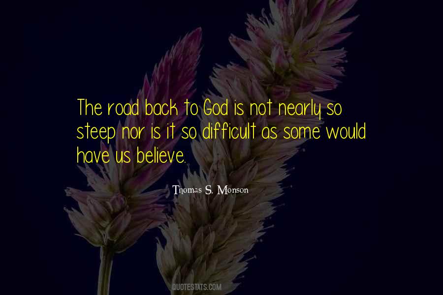Back To God Quotes #342996