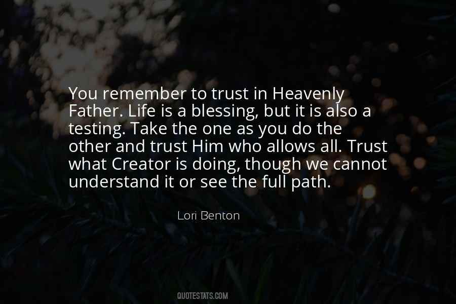 Quotes About Trusting Him #908238