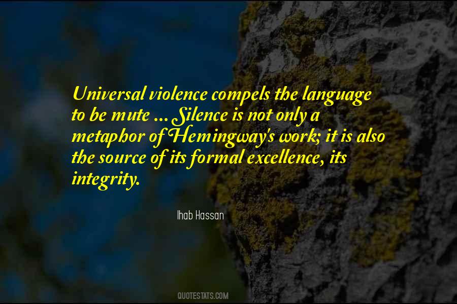 Language Violence Quotes #627415
