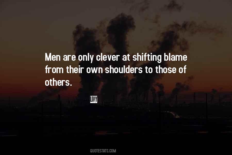 Quotes About Blame Shifting #436807
