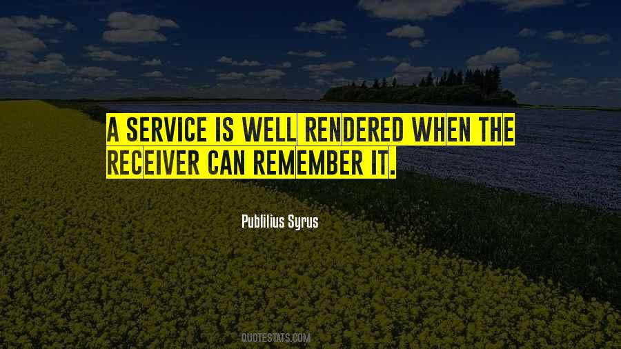 Quotes About Service #1873572