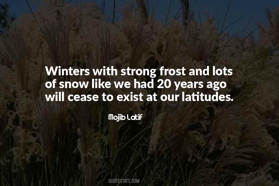 Quotes About Frost And Snow #1233656