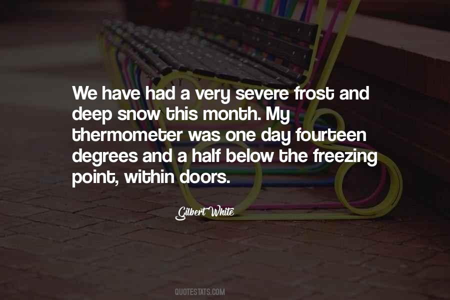 Quotes About Frost And Snow #329366