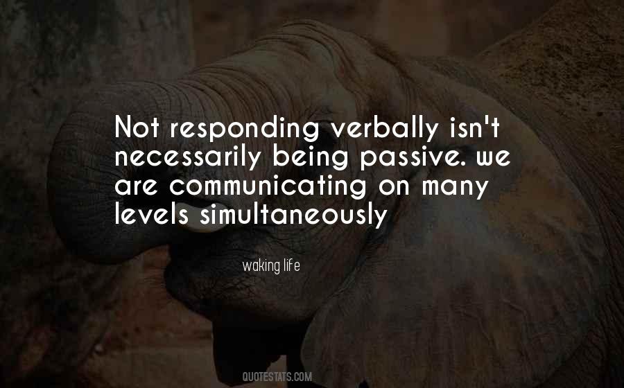 Quotes About Responding #1329819