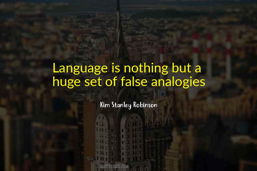 Quotes About Analogies #1079592
