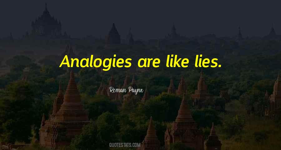 Quotes About Analogies #1235558