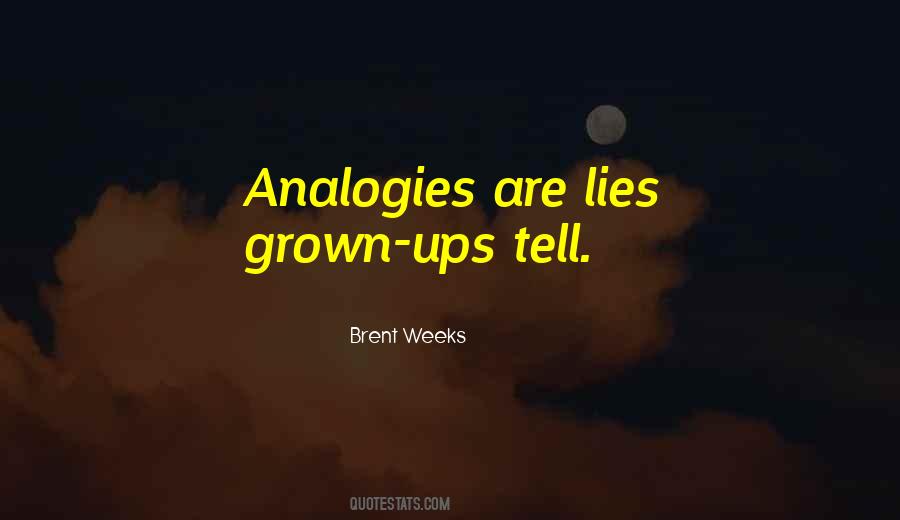 Quotes About Analogies #150710