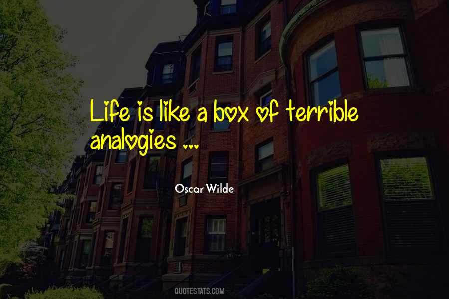 Quotes About Analogies #1698118