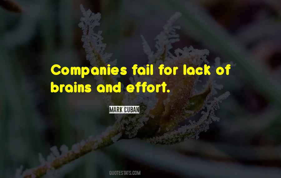 Quotes About Lack Of Effort #148954