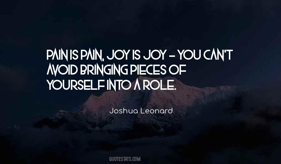 Pain Is Pain Quotes #1363124