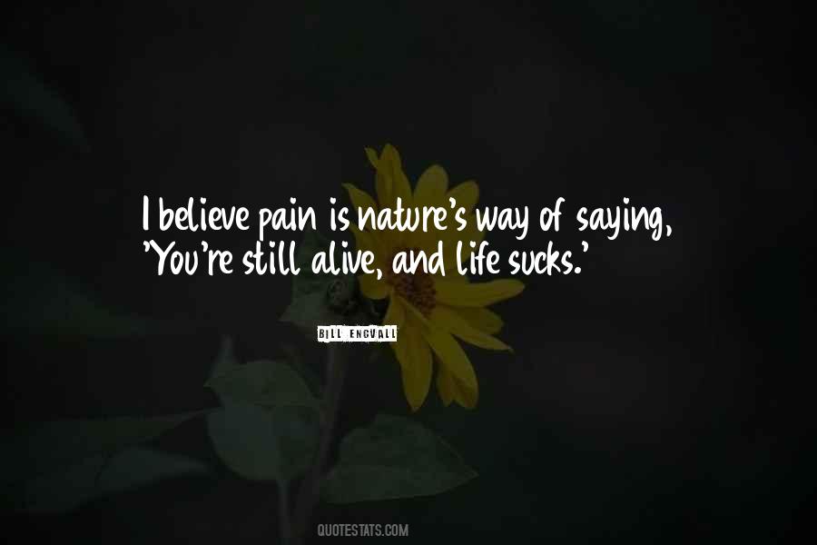 Pain Is Pain Quotes #3486